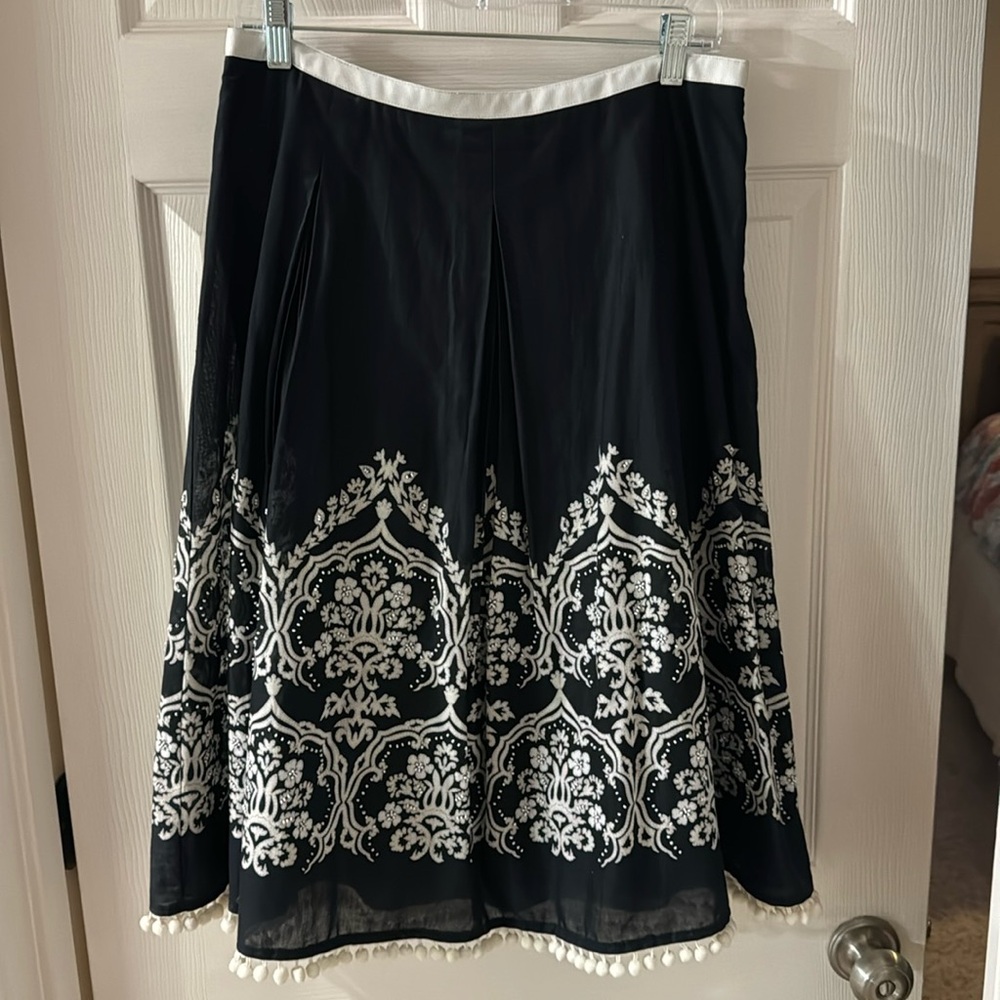 LOFT Navy Skirt